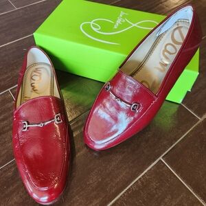 Red Lorraine Loafers  10W